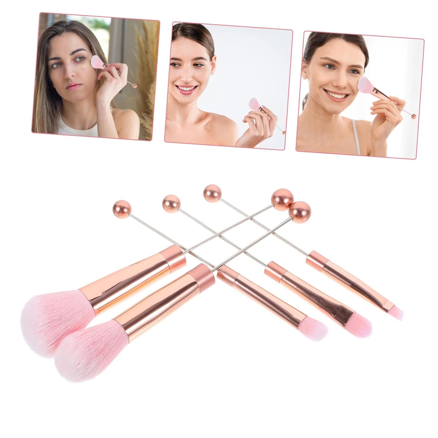 1 Set Makeup Brush Set Eyeshadow Blush Brush Makeup Tool Girl Makeup Brush Makeup Brush for Women Blending Brush Female Makeup Women Makeup Supplies Supple Makeup Brush Metal