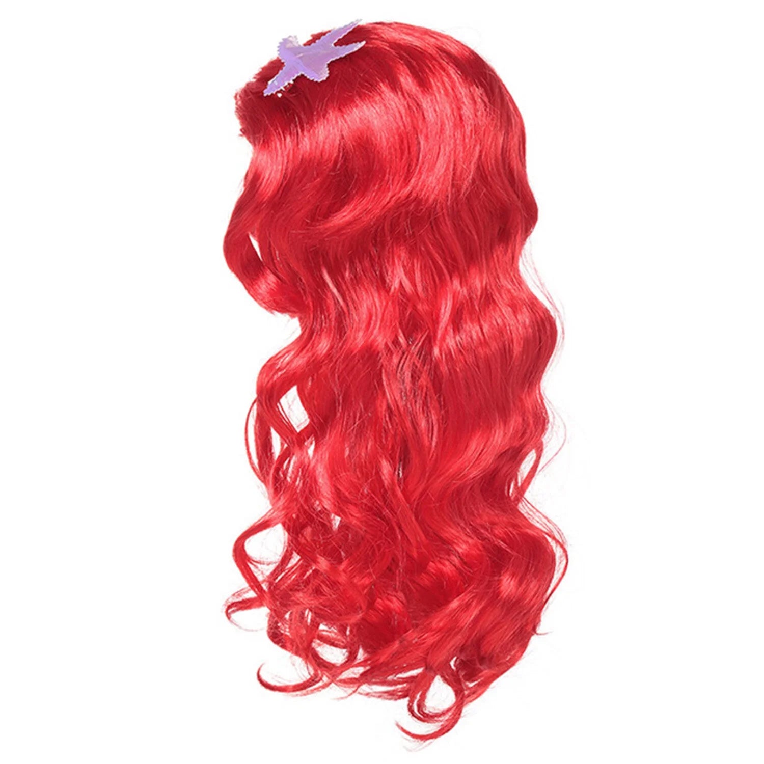 Girls Little Mermaid Princess Costume Wigs Kids Halloween Dress up Wigs